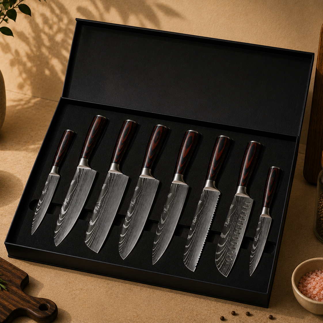 Set de Cuchillos Japoneses Premium.
