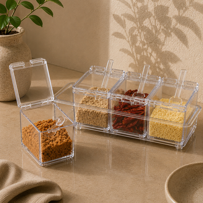 Caja de Almacenamiento para Especias y Condimentos