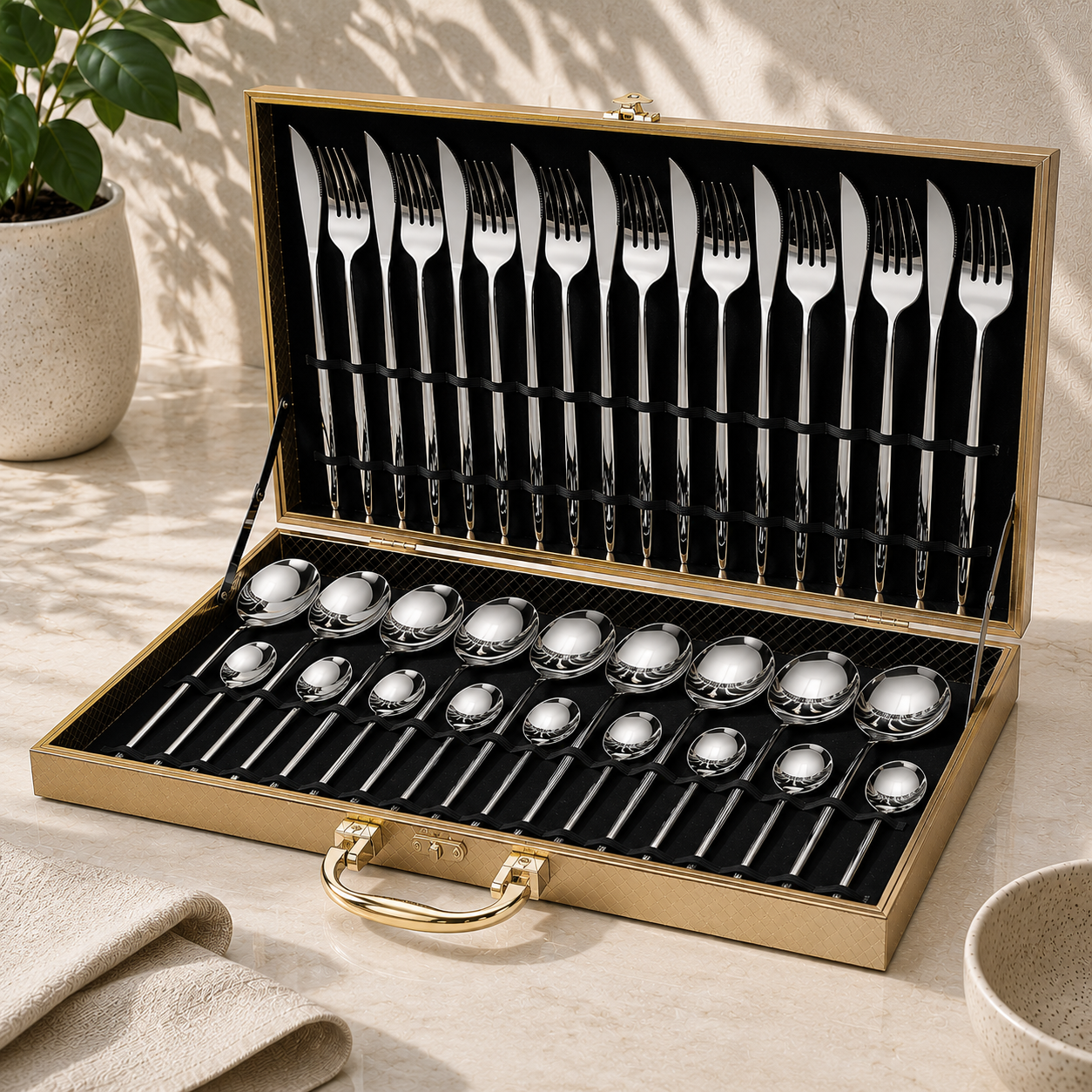 Set de Cubiertos Premium de 36 Piezas