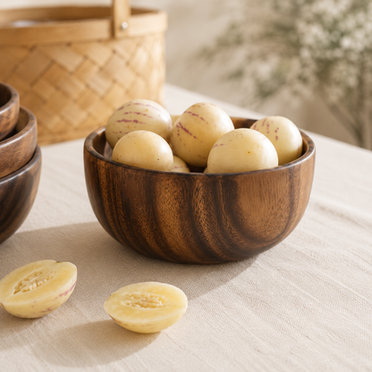 Cuenco Premium de Madera para Servir Alimentos