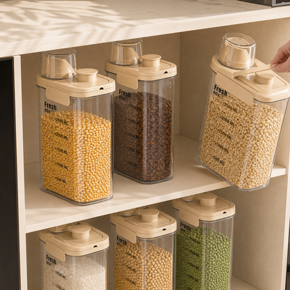 Tarro Hermético con Asa para Alimentos