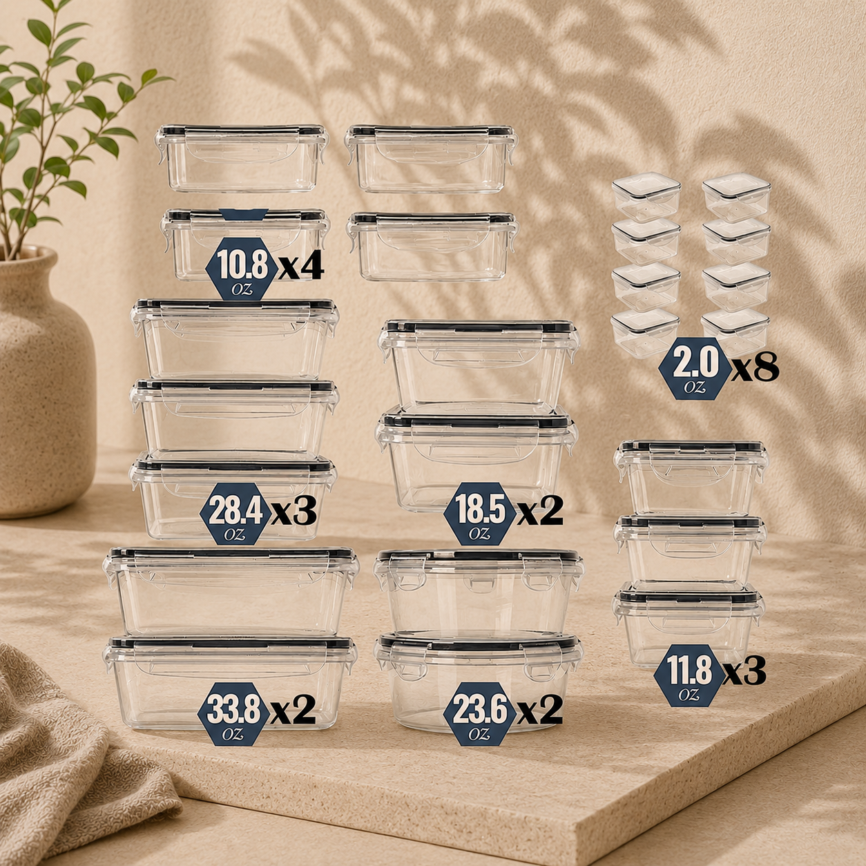 Caja Hermética Transparente