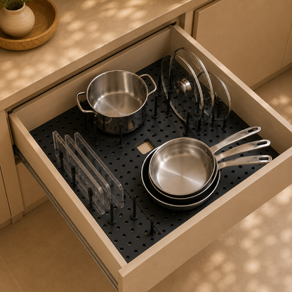 Organizador para Platos y Cuencos de Cajón