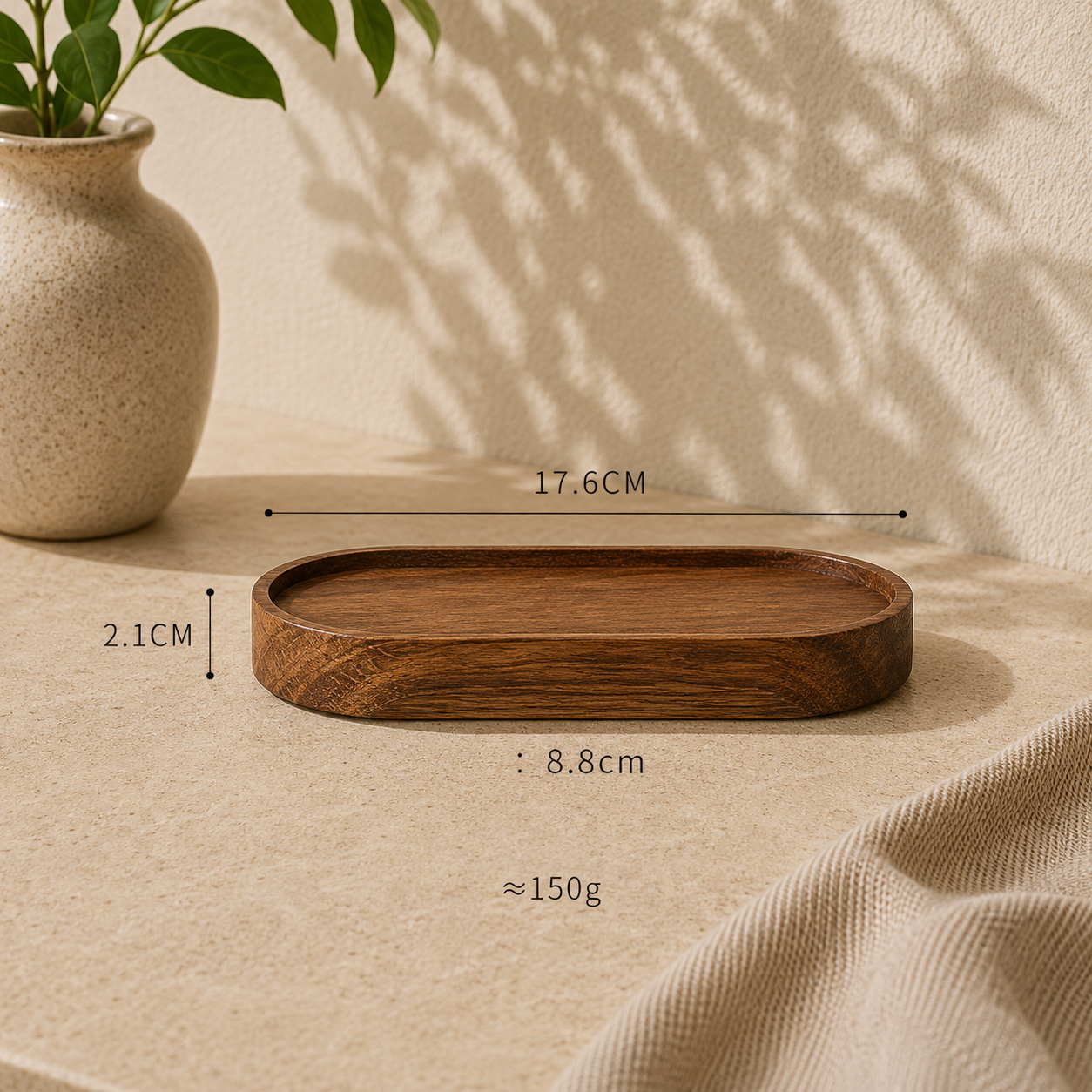 Tarro de Cerámica Japonesa con Tapa de Madera