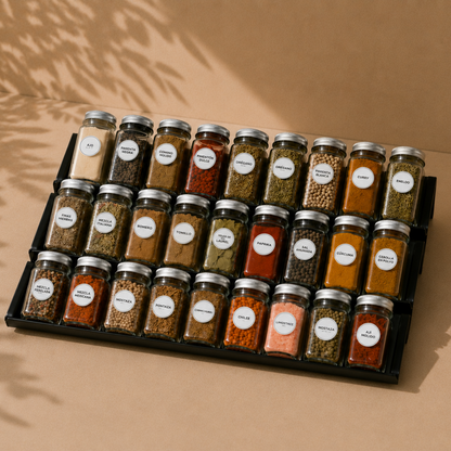 Estantería Minimalista para Especias de Cocina