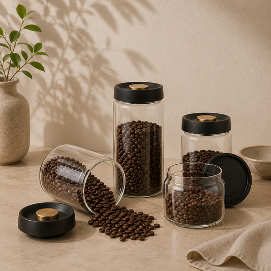 Set de Tarros Herméticos al Vacío para Cocina