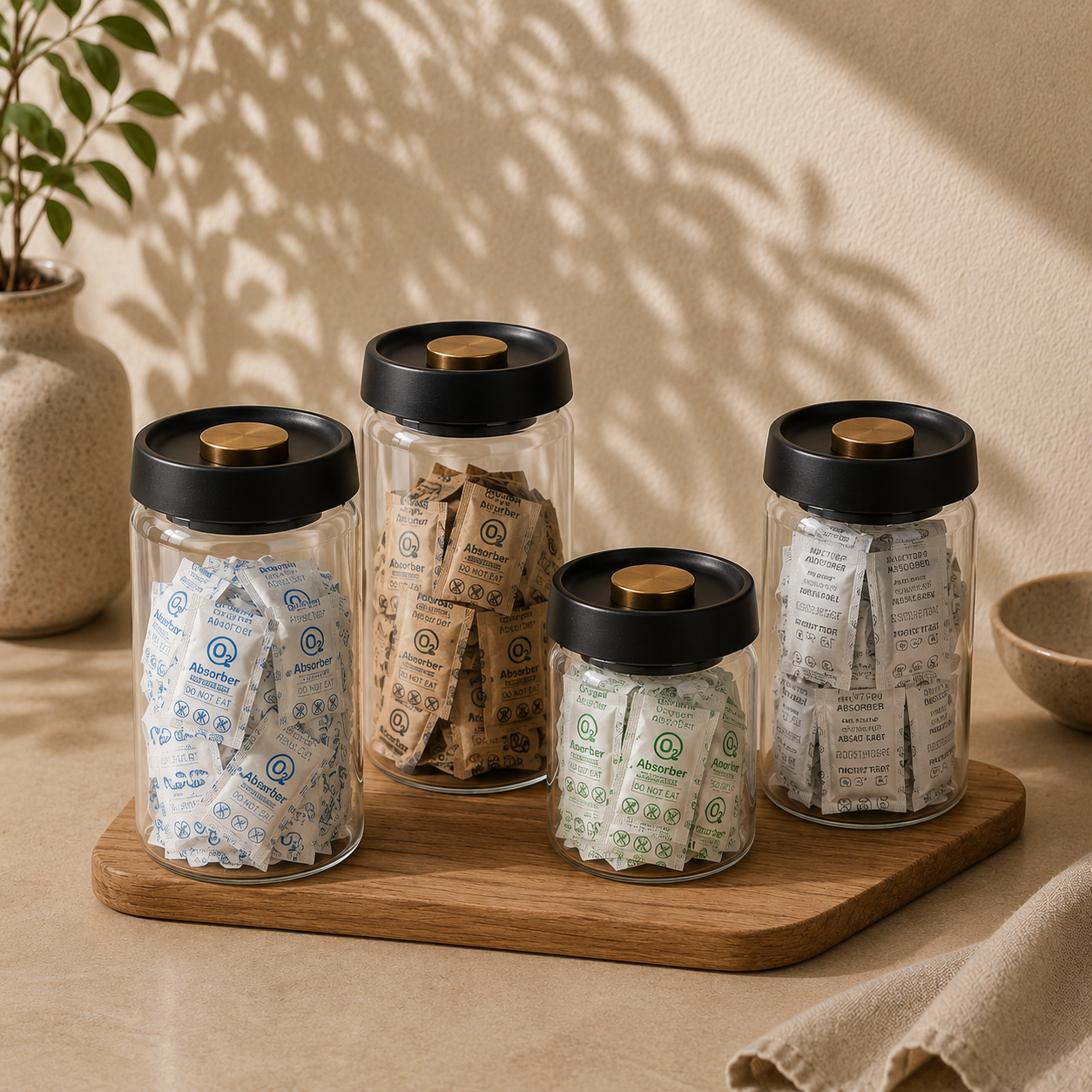 Set de Tarros Herméticos al Vacío para Cocina