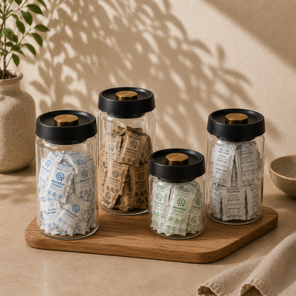 Set de Tarros Herméticos al Vacío para Cocina