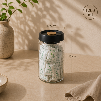 Set de Tarros Herméticos al Vacío para Cocina