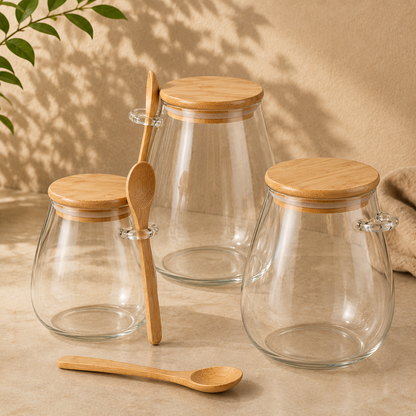 Tarros de Cristal Herméticos para Alimentos y Snacks
