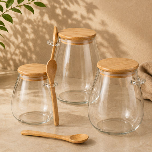 Tarros de Cristal Herméticos para Alimentos y Snacks