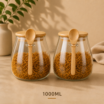 Tarros de Cristal Herméticos para Alimentos y Snacks